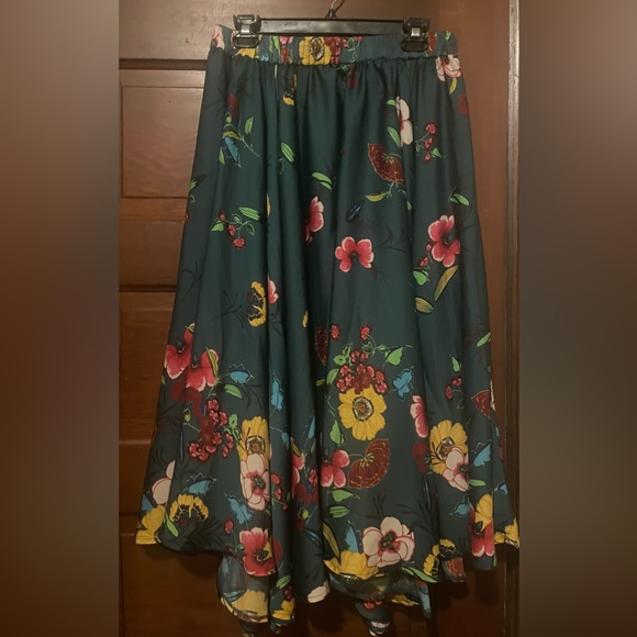 Anthropologie sleek a-line midi skirt - Picture 8 of 15